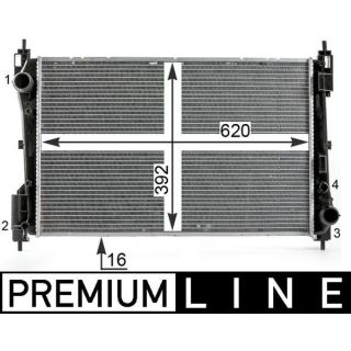 Radiatorius, variklio aušinimas MAHLE CR 1996 000P