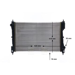 Radiatorius, variklio aušinimas MAHLE CR 1996 000S