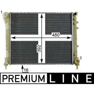 Radiatorius, variklio aušinimas MAHLE CR 2004 000P