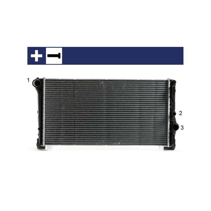Radiatorius, variklio aušinimas MAHLE CR 2009 000S