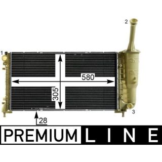 Radiatorius, variklio aušinimas MAHLE CR 2010 000P