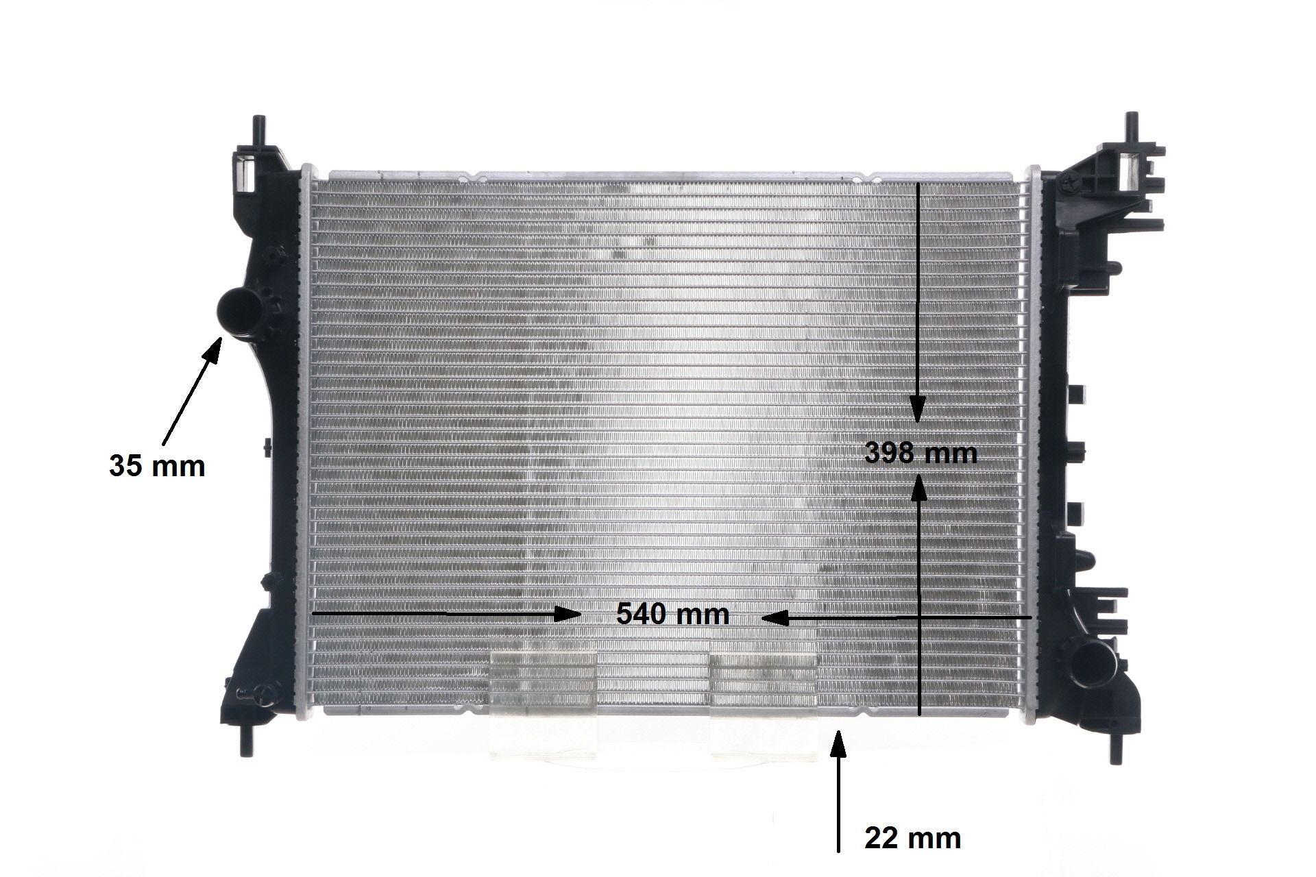 Radiatorius, variklio aušinimas MAHLE CR 2056 000S