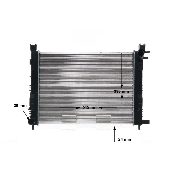 Radiatorius, variklio aušinimas MAHLE CR 2166 001S