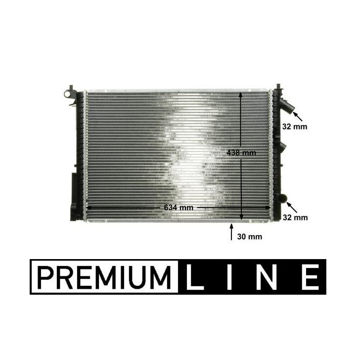 Radiatorius, variklio aušinimas MAHLE CR 312 000P