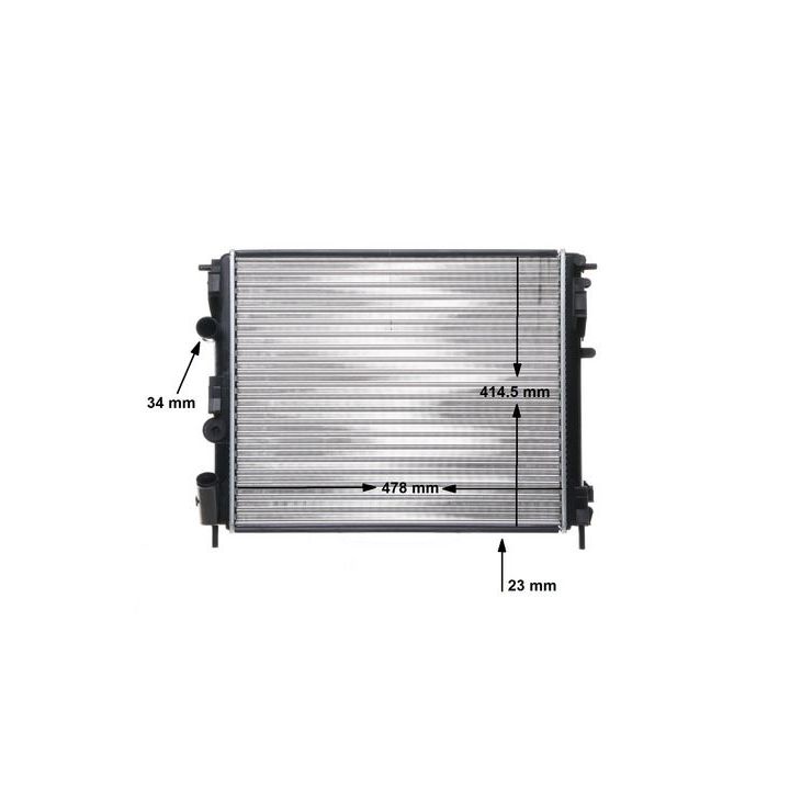 Radiatorius, variklio aušinimas MAHLE CR 35 000S