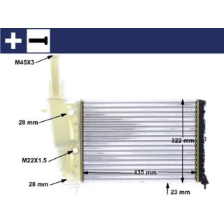 Radiatorius, variklio aušinimas MAHLE CR 351 000S