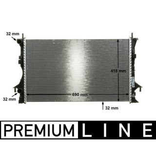 Radiatorius, variklio aušinimas MAHLE CR 461 000P