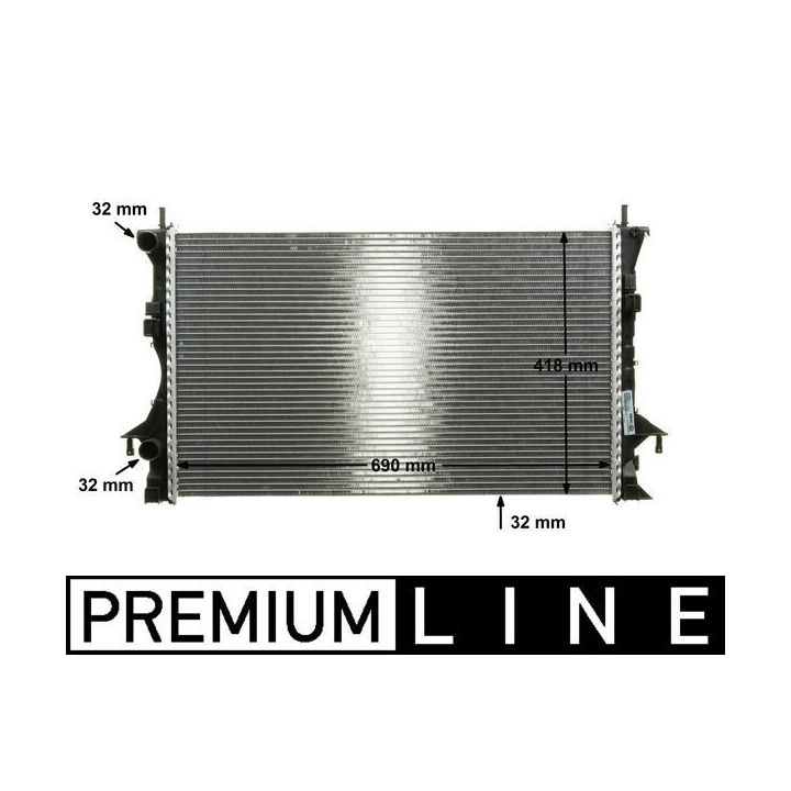 Radiatorius, variklio aušinimas MAHLE CR 461 000P