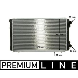 Radiatorius, variklio aušinimas MAHLE CR 474 000P