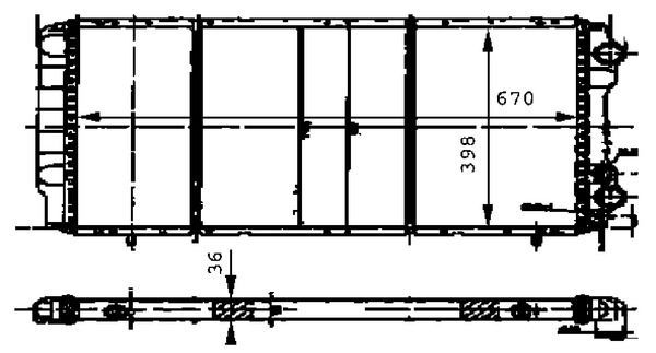 Radiatorius, variklio aušinimas MAHLE CR 474 000P