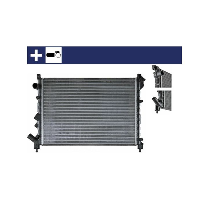 Radiatorius, variklio aušinimas MAHLE CR 610 000S