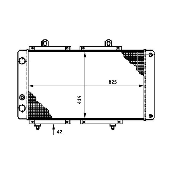 Radiatorius, variklio aušinimas MAHLE CR 618 000S