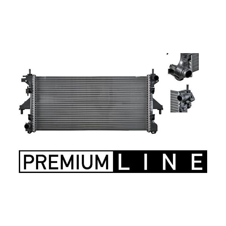 Radiatorius, variklio aušinimas MAHLE CR 880 000P