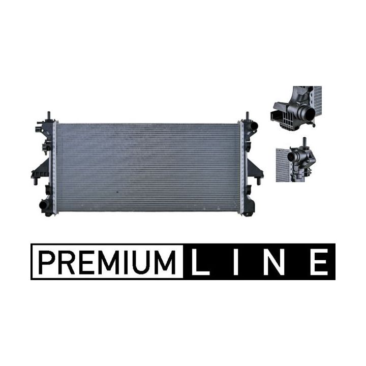 Radiatorius, variklio aušinimas MAHLE CR 886 000P