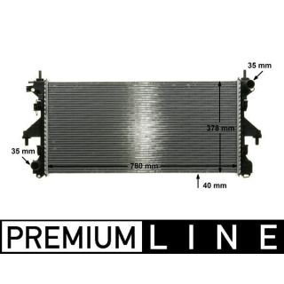 Radiatorius, variklio aušinimas MAHLE CR 887 000P