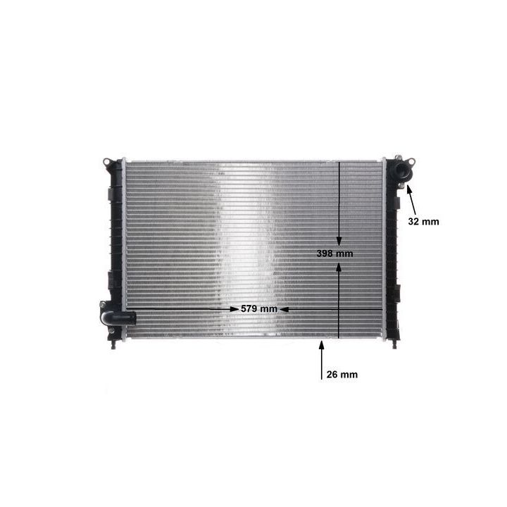 Radiatorius, variklio aušinimas MAHLE CR 983 000S