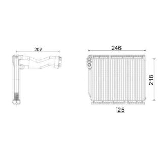 Garintuvas, oro kondicionierius MAHLE AE 161 000P