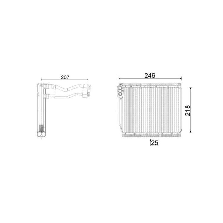 Garintuvas, oro kondicionierius MAHLE AE 161 000P