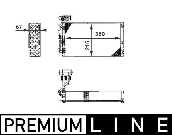 Garintuvas, oro kondicionierius MAHLE AE 61 000P