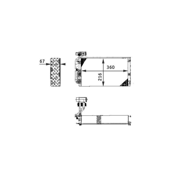 Garintuvas, oro kondicionierius MAHLE AE 61 000P