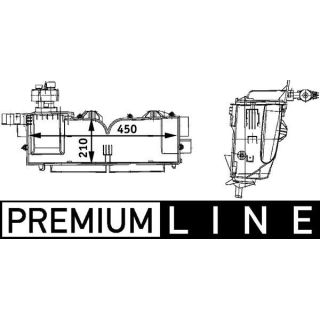 Garintuvas, oro kondicionierius MAHLE AE 62 000P