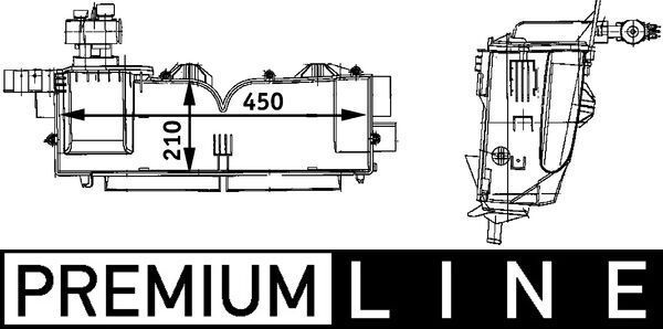 Garintuvas, oro kondicionierius MAHLE AE 62 000P