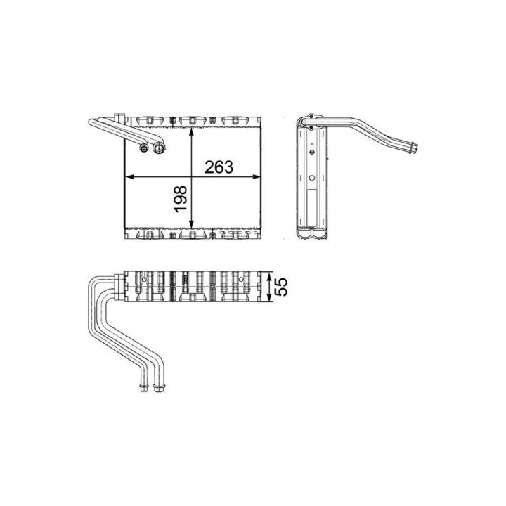 Garintuvas, oro kondicionierius MAHLE AE 85 000P