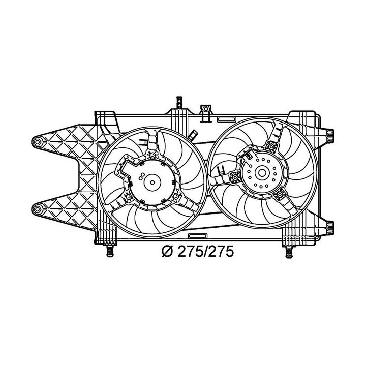 Ventiliatorius, radiatoriaus MAHLE CFF 140 000P