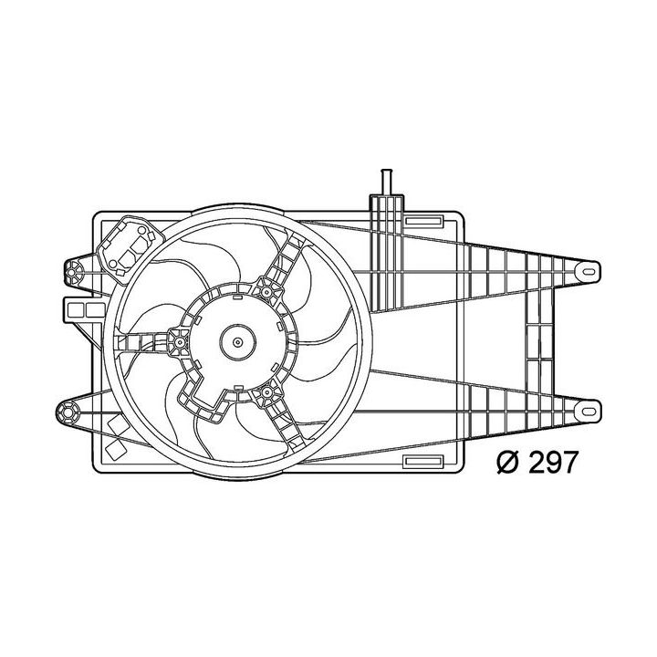 Ventiliatorius, radiatoriaus MAHLE CFF 150 000P