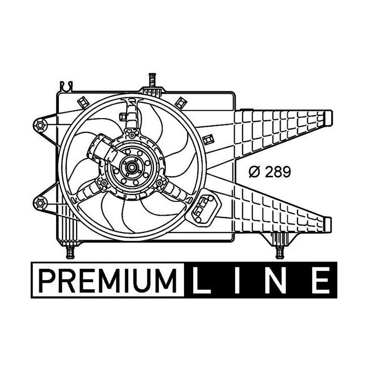 Ventiliatorius, radiatoriaus MAHLE CFF 156 000P