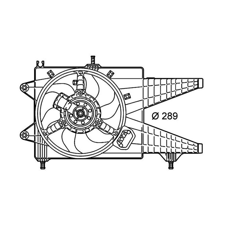 Ventiliatorius, radiatoriaus MAHLE CFF 156 000P