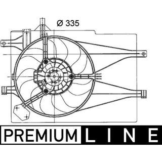 Ventiliatorius, radiatoriaus MAHLE CFF 203 000P