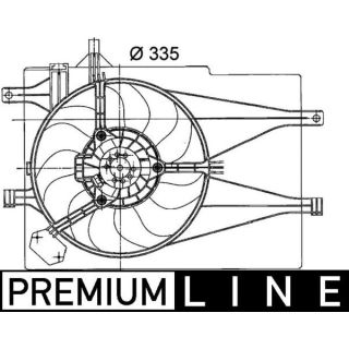 Ventiliatorius, radiatoriaus MAHLE CFF 204 000P