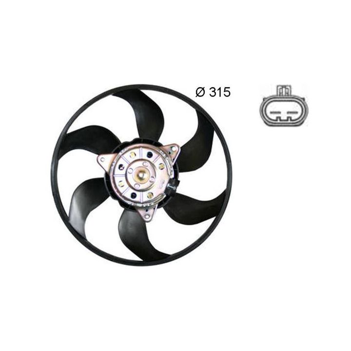 Ventiliatorius, radiatoriaus MAHLE CFF 382 000S