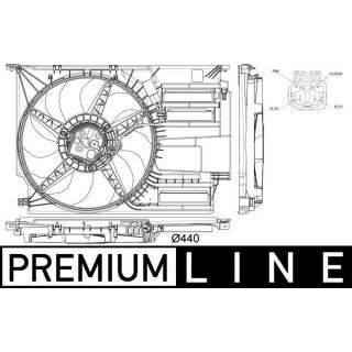 Ventiliatorius, radiatoriaus MAHLE CFF 402 000P