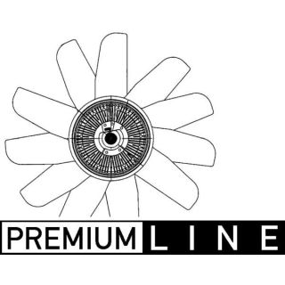 Ventiliatorius, radiatoriaus MAHLE CFF 494 000P