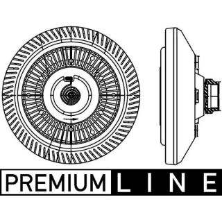 Sankaba, radiatoriaus ventiliatorius MAHLE CFC 212 000P