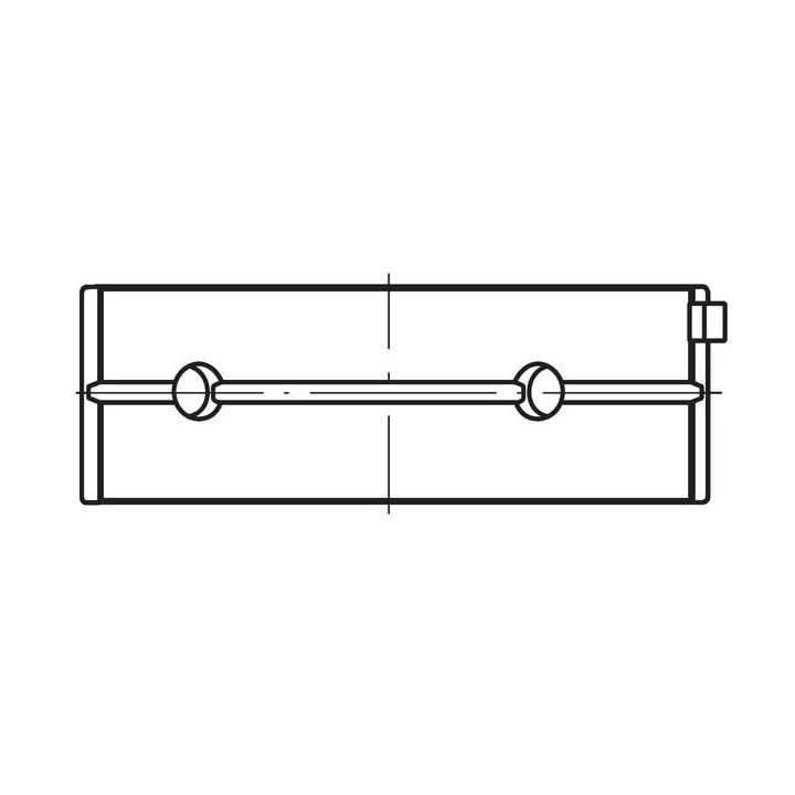 Pagrindiniai guoliai, alkūninis velenas MAHLE 007 HL 21895 025