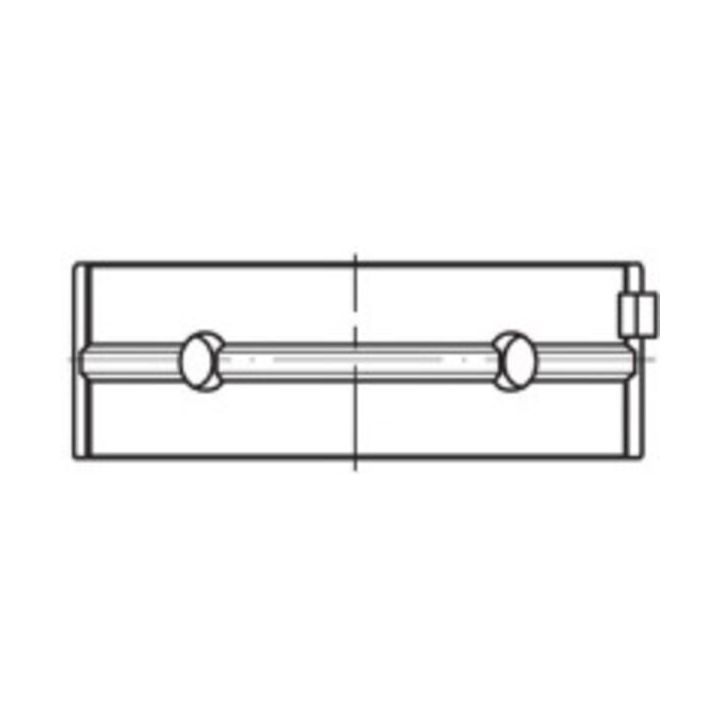 Pagrindiniai guoliai, alkūninis velenas MAHLE 081 HL 21839 025