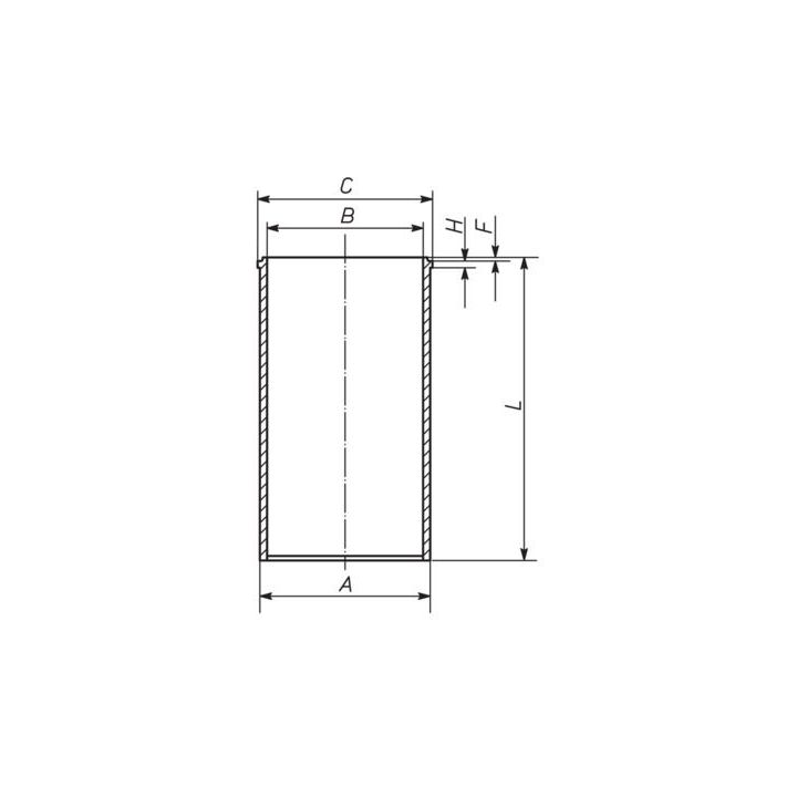 Cilindro įvorė MAHLE 007 WV 46 00