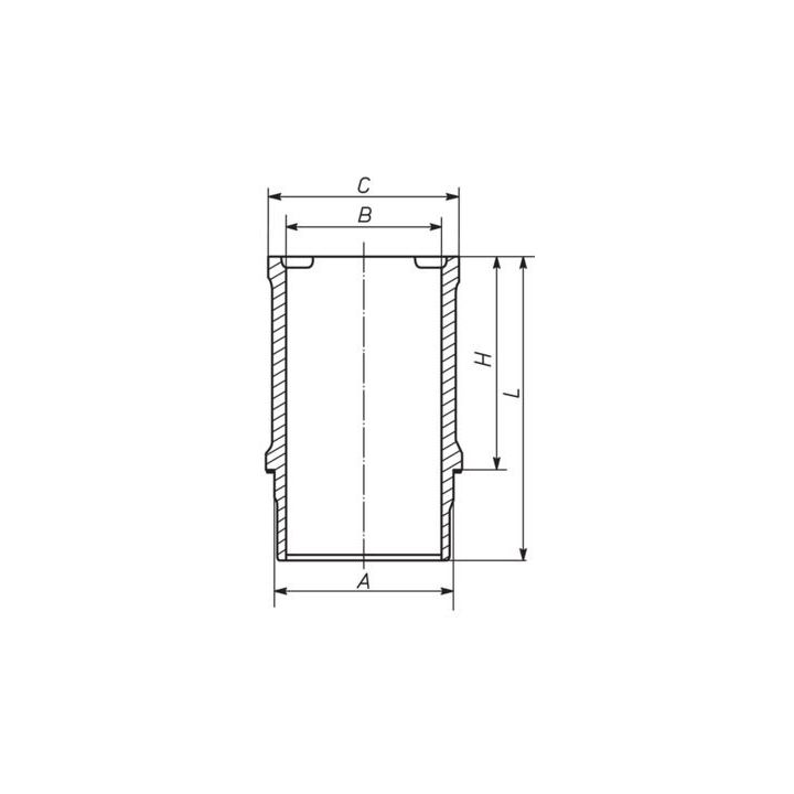 Cilindro įvorė MAHLE 021 WN 23 00