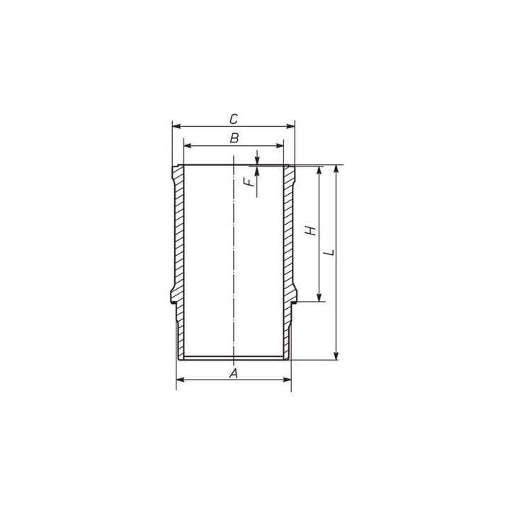 Cilindro įvorė MAHLE 039 WN 13 01