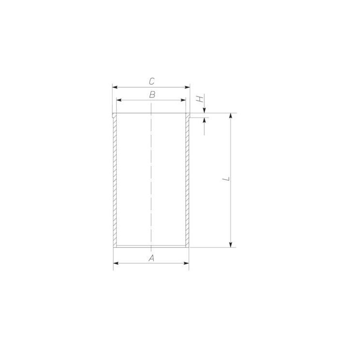 Cilindro įvorė MAHLE 039 WV 32 00