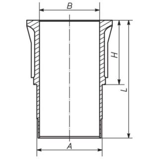 Cilindro įvorė MAHLE 279 WN 01 00