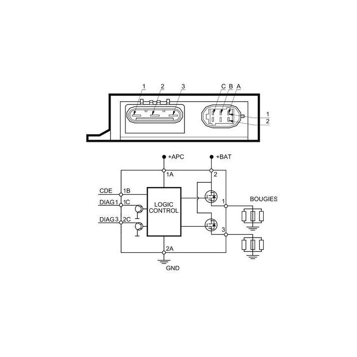 Valdymo blokas, kaitinimo žvakių sistema MAHLE MHG 10