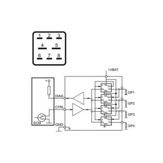 Valdymo blokas, kaitinimo žvakių sistema MAHLE MHG 13