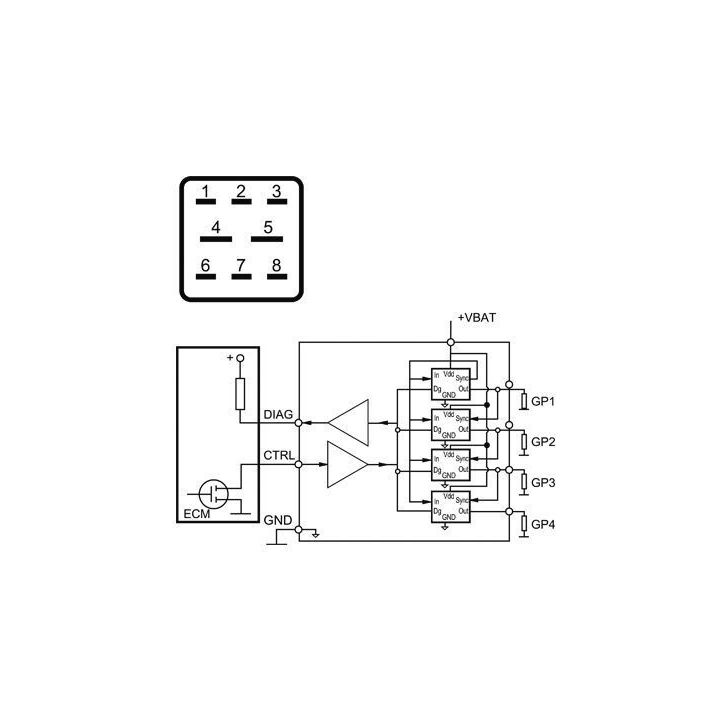 Valdymo blokas, kaitinimo žvakių sistema MAHLE MHG 13