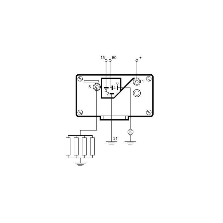 Valdymo blokas, kaitinimo žvakių sistema MAHLE MHG 26