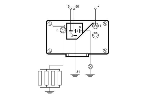 Valdymo blokas, kaitinimo žvakių sistema MAHLE MHG 26