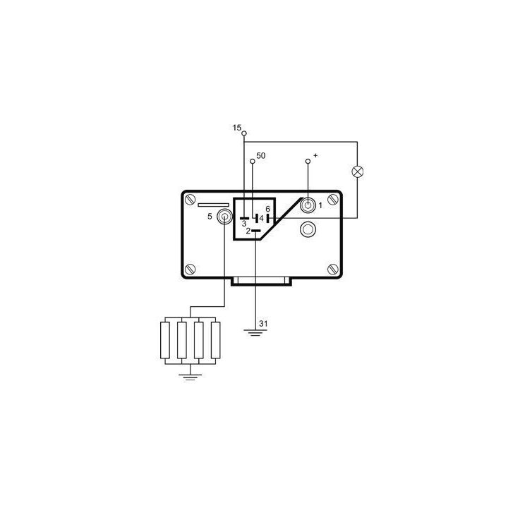 Valdymo blokas, kaitinimo žvakių sistema MAHLE MHG 28